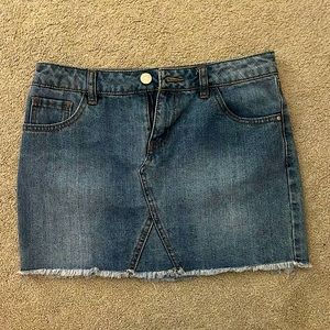 Refuge denim mini skirt